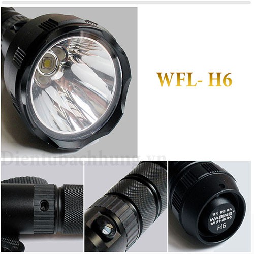 Đèn pin Wasing WFL-H6 CREE LEDs XM-L2-U2 10W 1000Lumens