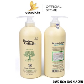 Dầu gội xả Biotin Collagen Trắng Giảm Rụng Tóc phục Hồi Tóc Khô Xơ Hư Tổn