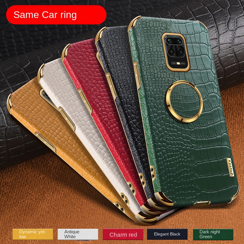 Ốp Điện Thoại Họa Tiết Da Cá Sấu Mạ Điện Chống Sốc Thời Trang Cho Xiaomi Redmi NOTE 9s NOTE 9 NOTE 10 4G Note10 pro