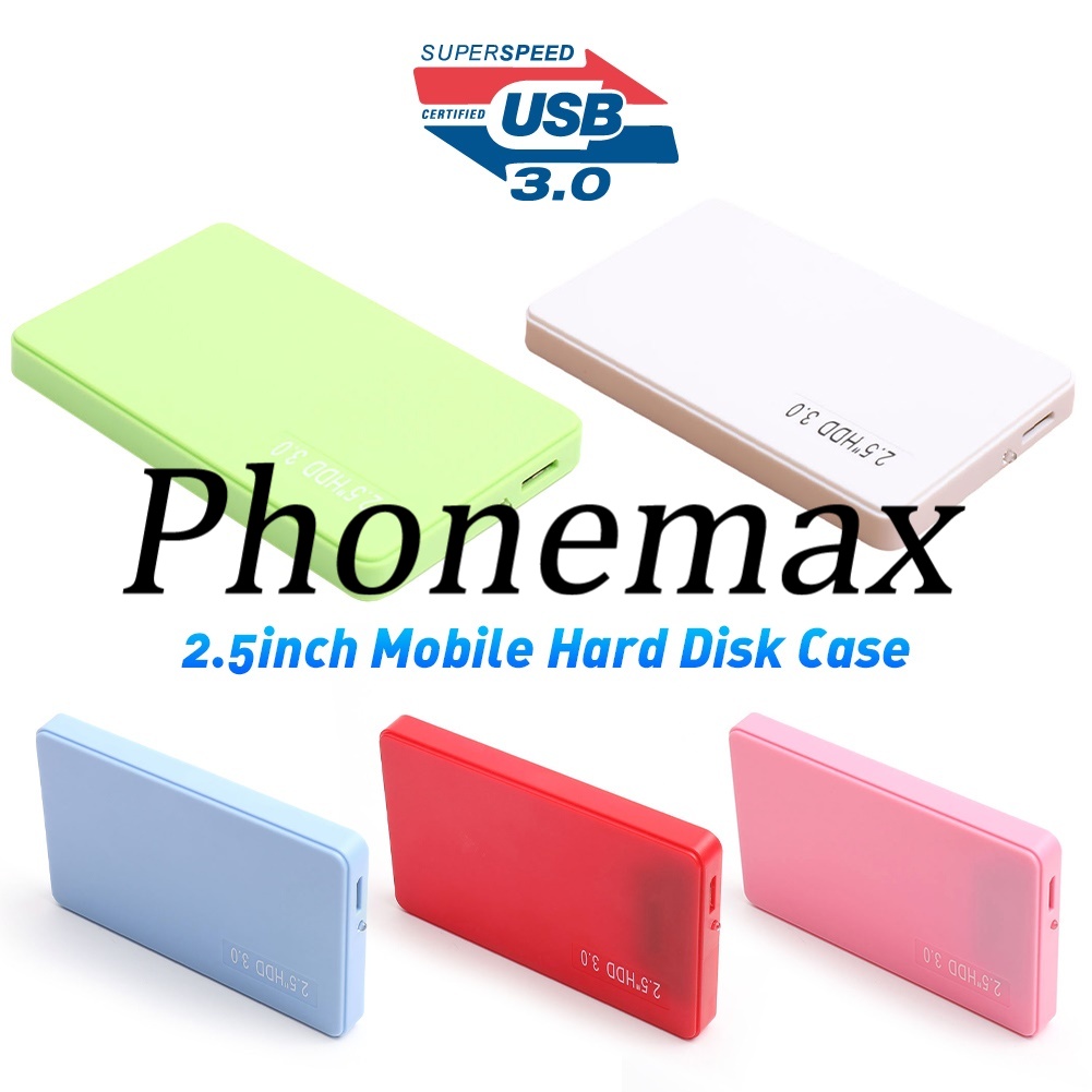 Hộp Đựng Ổ Cứng Ngoài 2.5 Inch Usb 3.0 Sata Ssd Cho Laptop