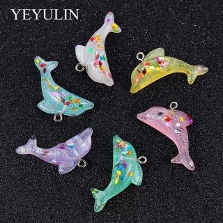 Charm Cá Heo Kim Tuyến Trang Trí Slime, Tiểu Cảnh