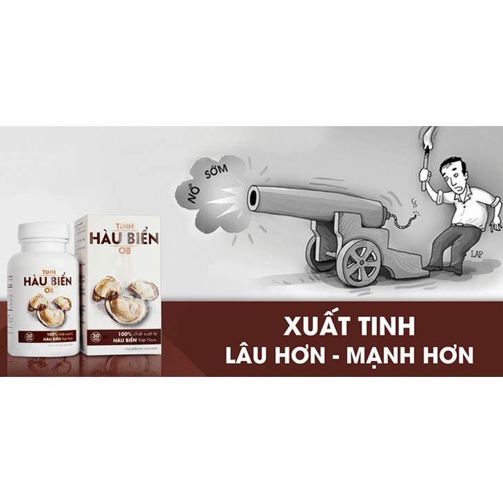 [CHÍNH HÃNG] HÀU BIỂN OB TĂNG CƯỜNG SINH LỰC CỰC MẠNH DÀNH CHO QUÝ ÔNG , BỔ THẬN TRÁNG DƯƠNG CƯỜNG GÂN CỐT