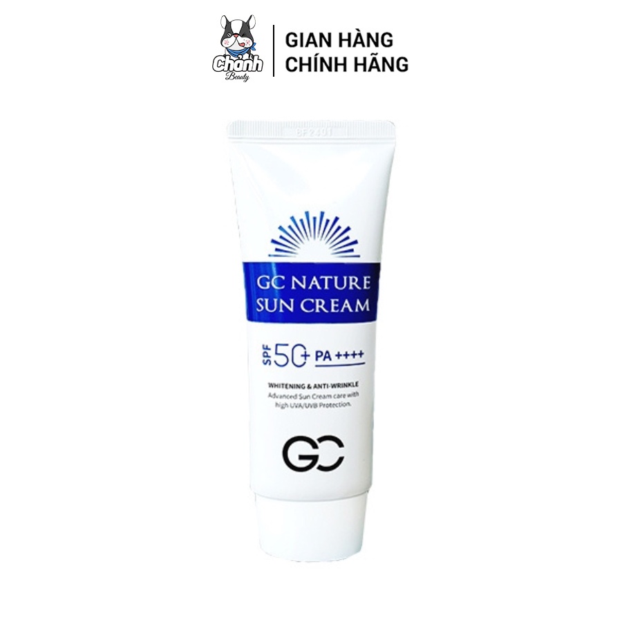 Kem Chống Nắng Gc Nature Sun Cream Spf 50+ Pa++++ 60Ml