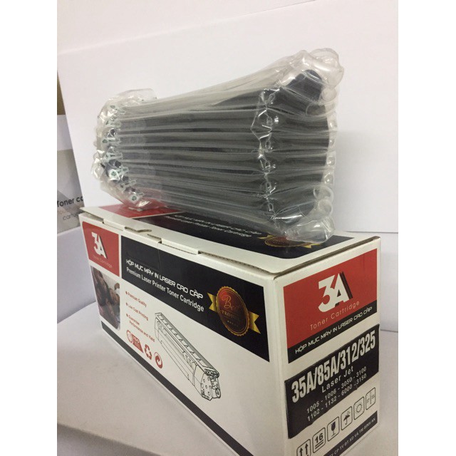 HL HDF Hộp mực in 35A/85A SIÊU ĐẬM -SIÊU NÉT dùng cho dòng máy in Hp 1005,1006,1102..., Canon 6000, 3050, 3100... 25