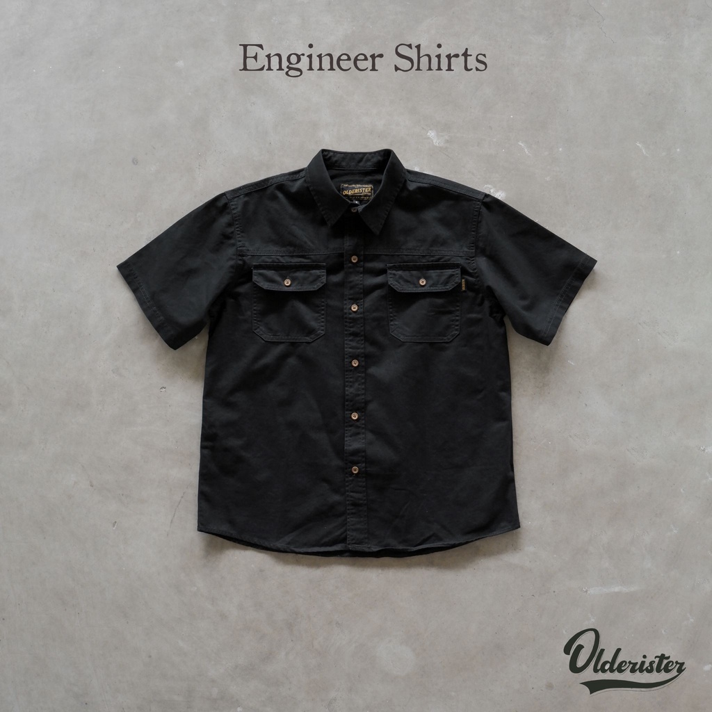 Áo Sơ Mi túi hộp tay ngắn - Olderister - Engineer Shirts