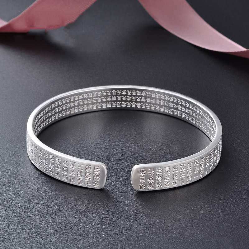 NEW Vòng Tay Mạ Bạc 999 Phong Cách Vintage
