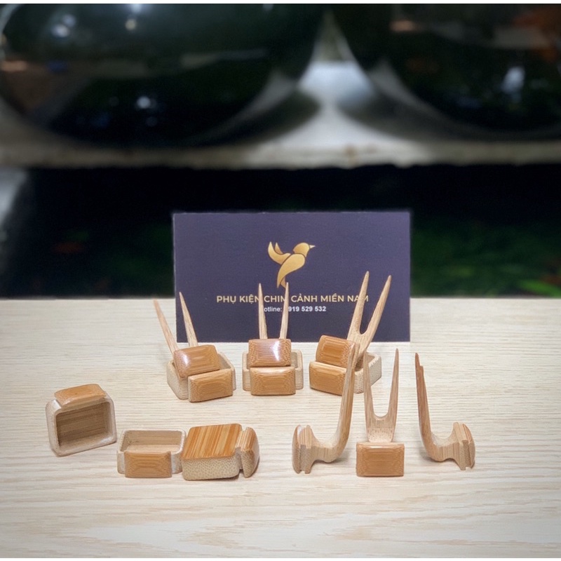 Phụ kiện cho Khuyên - Xiên trái cây + Dĩa khoáng