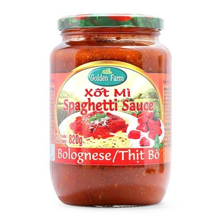 Xốt Spaghetti vị thịt bò Golden Farm 820g