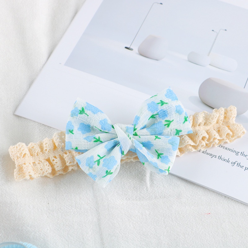 Set 2 Món Gồm Băng Đô + Vớ / Băng Đô Chống Trượt In Hoa Kiểu Công Chúa Cho Bé Gái Sơ Sinh