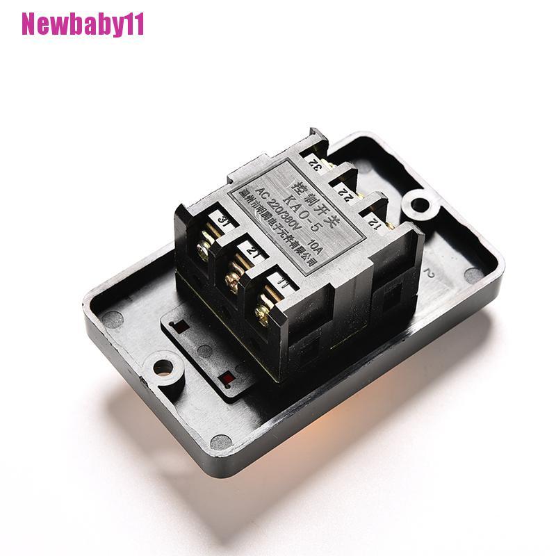 Công Tắc Bật / Tắt Bằng Nhựa Chống Nước 10A 380V KAO-5 Cho Máy Khoan