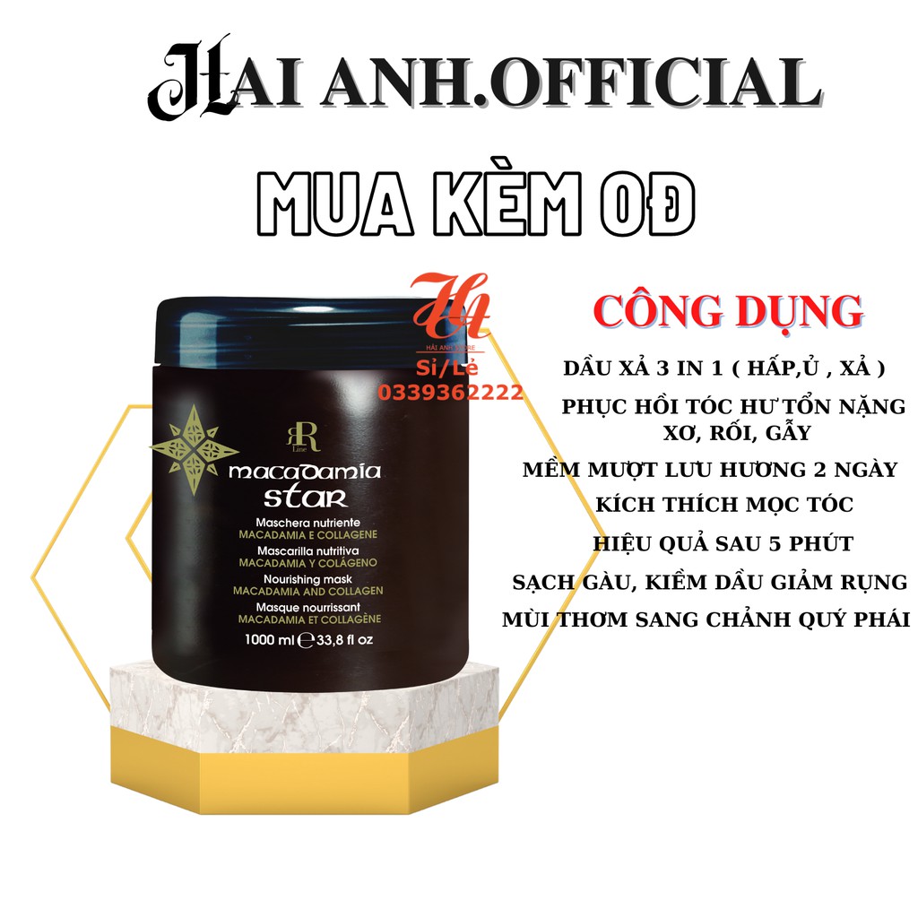 Dầu Gội Dầu Xả Dưỡng Tóc Nourishing MACADAMIA AND COLLAGEN Mềm Mượt,Phục Hồi Tóc,Khô Sơ,Kiềm Dầu - Giảm Gãy Rụng 15ML