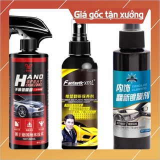 Chai xịt đánh bóng nội thất công nghệ nano và làm sạch, làm sạch nội thất ô tô...