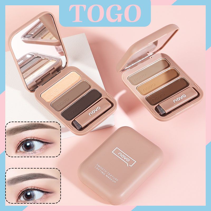 ☀☀☀ (Hàng Mới Về) Bút Kẻ Lông Mày Ba Màu Chống Nước Và Mồ Hôi Novo ☝☝☝