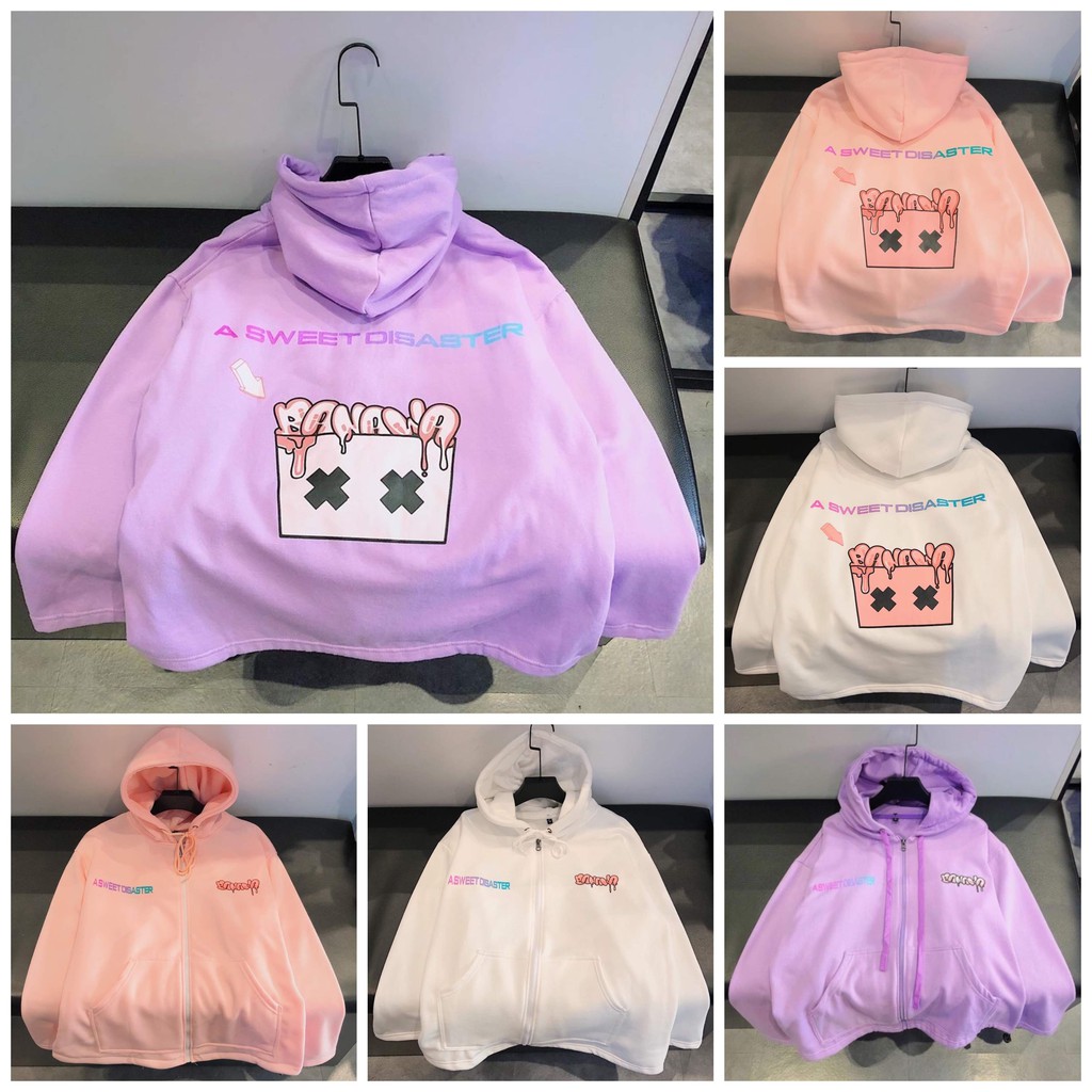 Áo khoác nam nữ nỉ ngoại form rộng dây kéo Banawaa_ ảnh thật | BigBuy360 - bigbuy360.vn