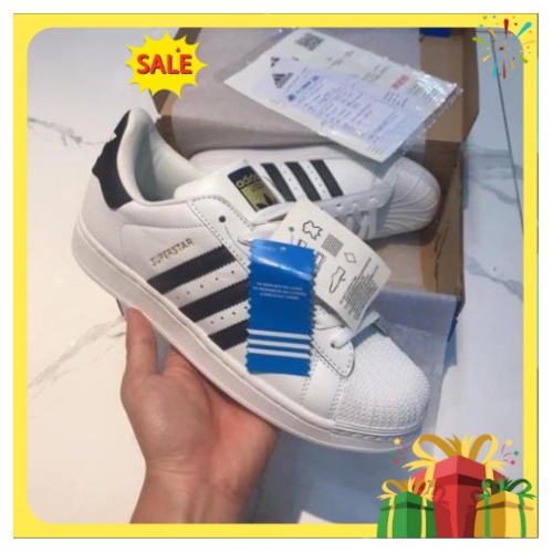Giày Sneaker Nam Nữ Trắng Adidas Mũi Sò thấp cổ , Das Sò Đủ Size full box bill - Taka store