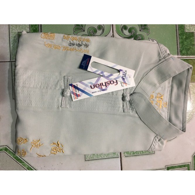 ÁO SOMI NAM TRUNG NIÊN THÊU RỒNG PHƯỢNG | BigBuy360 - bigbuy360.vn