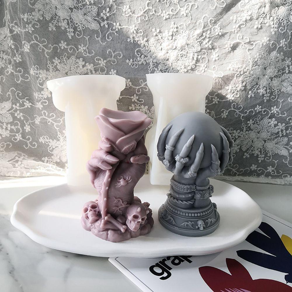 Khuôn Silicone Làm Nến Thơm Epoxy DIY