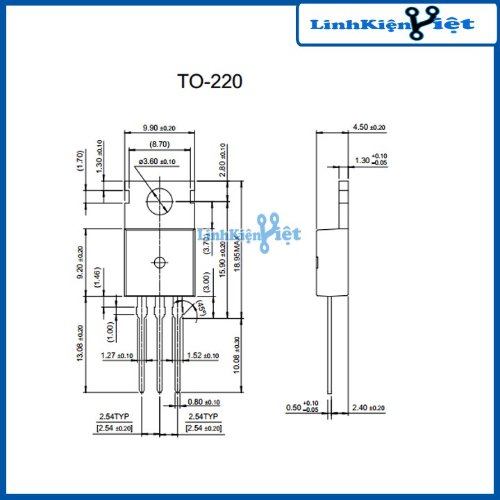 Sản phẩm MJE13003 TO-220 TRANS NPN 1,5A 400V