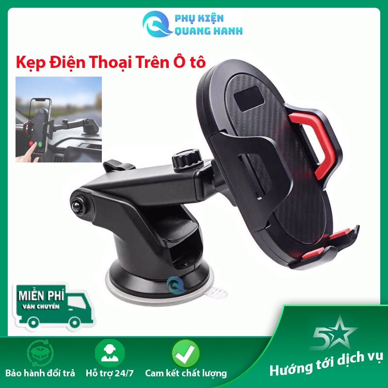 Giá đỡ kẹp điện thoại trên xe hơi, ô tô điều chỉnh thông minh