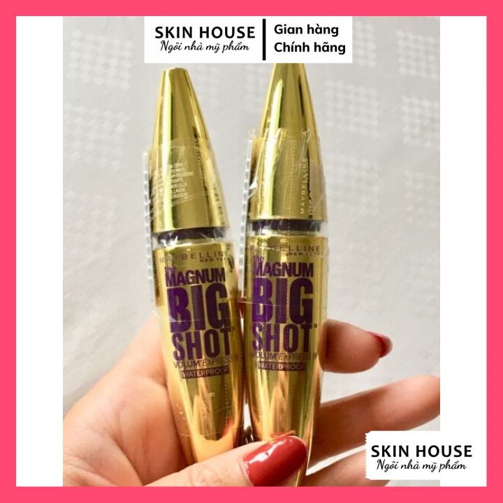 Mascara Maybelline New York The Magnum Big Shot Waterproof Dày Mi Cực Đại  Chuốt Mi Không Lem Không Trôi 10ml