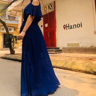 [XẢ KHO 3 NGÀY] ĐẦM MAXI CK XUẤT DƯ XỊN (Ảnh shop tự chụp)