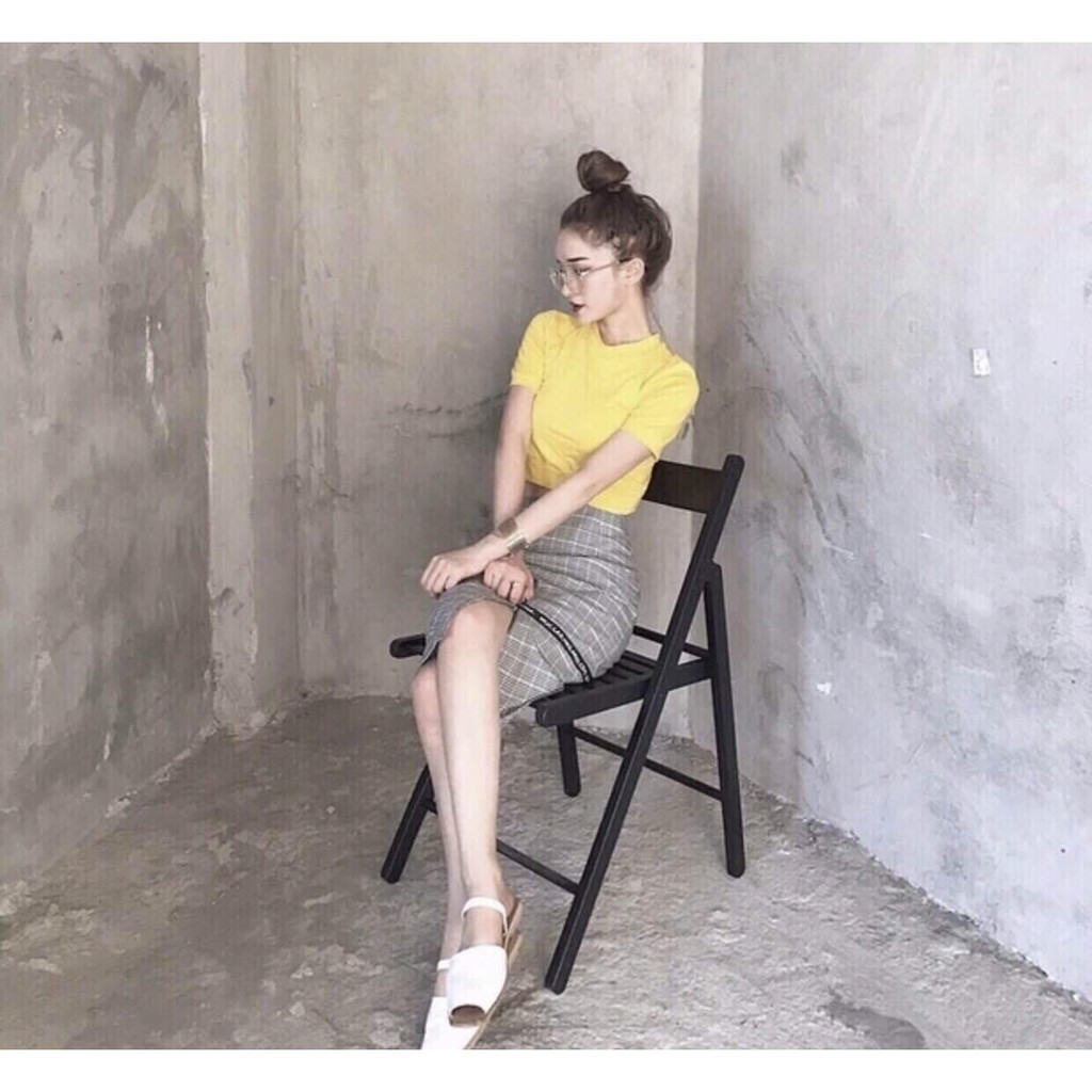 Áo Croptop Kiểu Tay Ngắn Nhiều Màu - MS:Z02