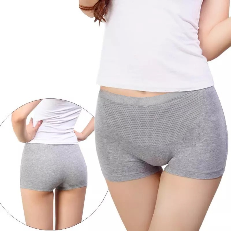 Quần lót cotton mềm mại thoáng khí có độ nâng hông và đàn hồi cao cho nữ