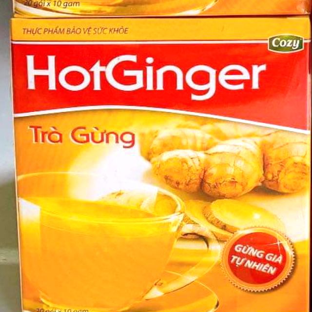 Trà Gừng Cozy HotGinger Hộp 20 Gói