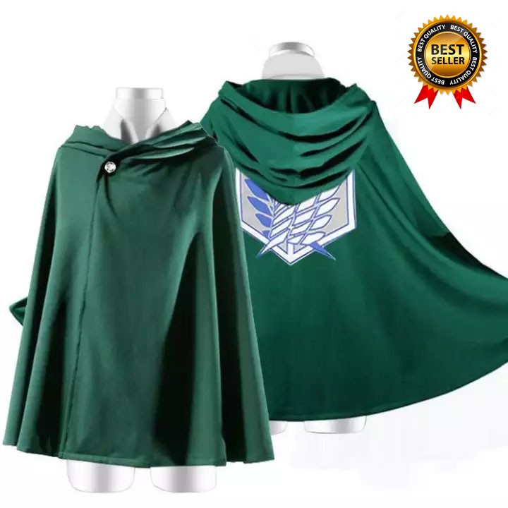 BÁN CHẠY - Áo choàng Cosplay Trinh thám Attack On Titans cực chất