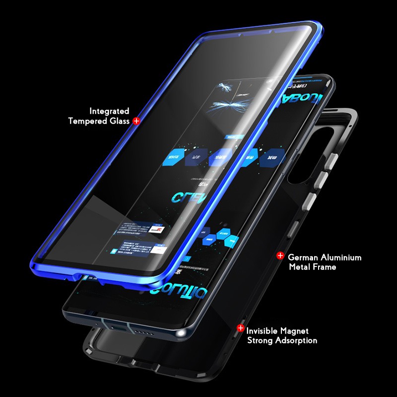 ỐP LƯNG KÍNH 9H LIKGUS Samsung A10 A30 A50 A30S A70 A80 A7 A8 A9 M30S 2018 360 ĐỘ HÍT NAM CHÂM MAGNETIC ADSORPTION CASE | BigBuy360 - bigbuy360.vn