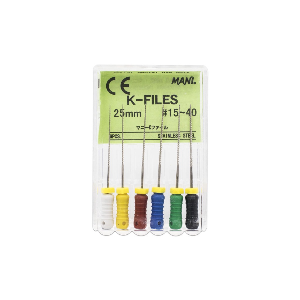 MŨI NONG TUỶ NỘI NHA - K FILE NHA KHOA - MŨI NONG TUỶ NHA KHOA K-FILES 21mm / 25mm