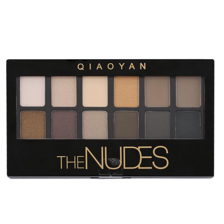 Bảng phấn mắt 12 màu trang điểm chuyên nghiệp tông màu nude cao cấp