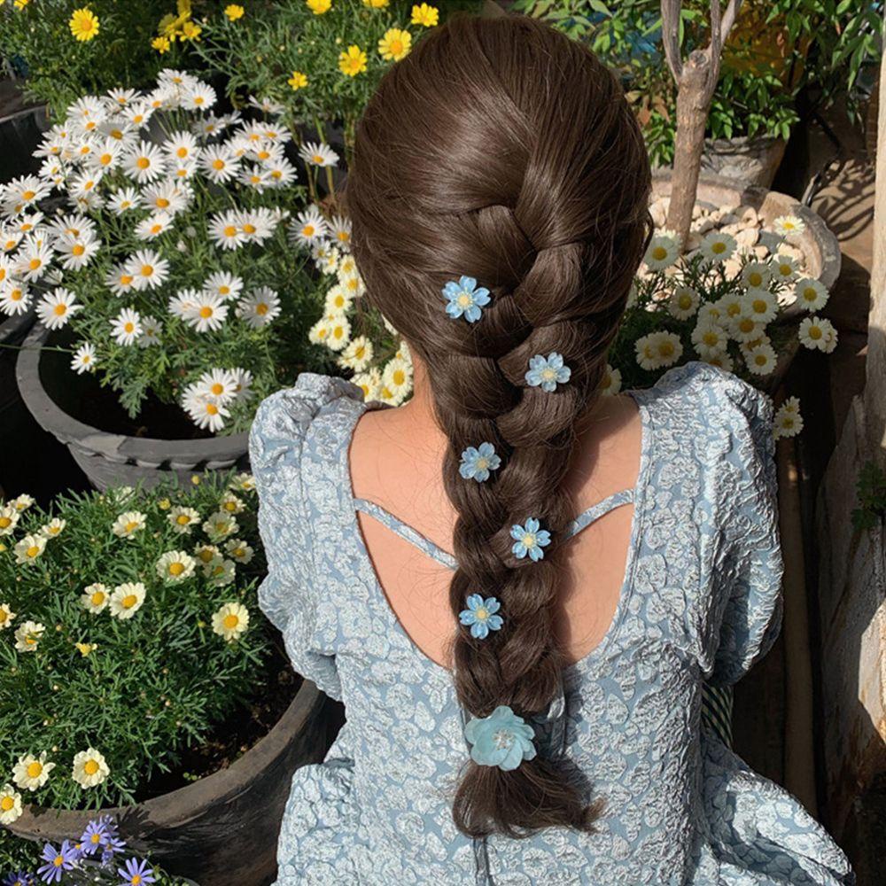 MXGOODS Kẹp Tóc Màu Trơn Họa Tiết Hoa Anh Đào Dễ Thương Phong Cách Hàn Quốc