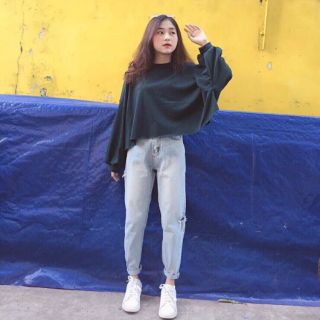 Baggy jean + Áo crt