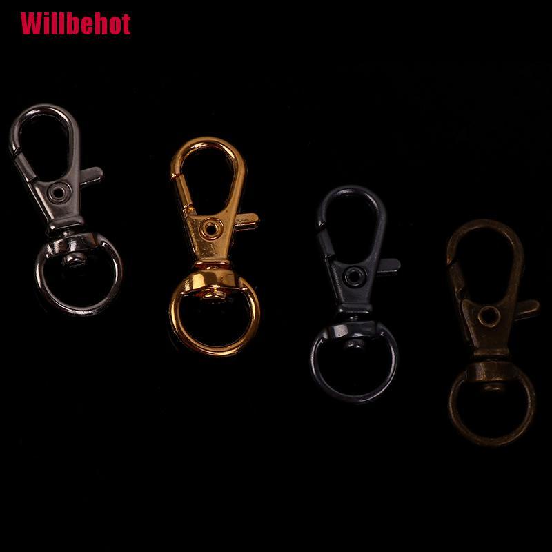 Bộ 10 Móc Tôm Nhiều Màu Sắc Dùng Làm Dây Đeo Túi Xách