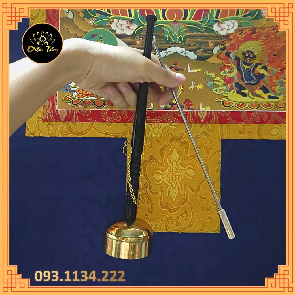 Khánh tụng kinh niệm phật Đài Loan đồ thờ cúng  cán đen dài
