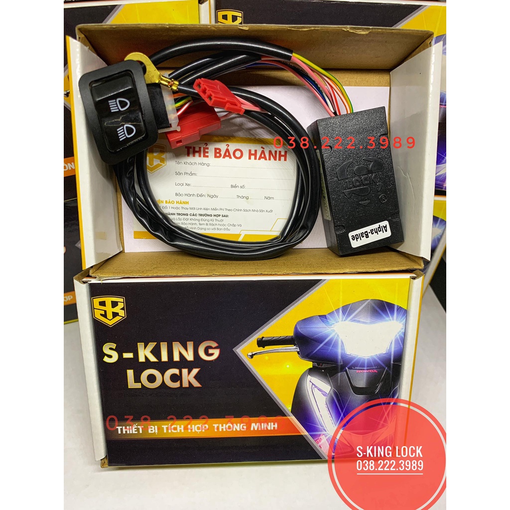 Mạch PASSING 3s Tắt Đèn Xe WAVE ALPHA | BẢO HÀNH 18 THÁNG THƯƠNG HIỆU S-KING LOCK