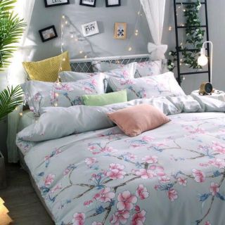 Bộ chăn gối Lụa Tencel 4 món sẵn hàng