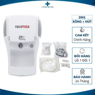 Máy xông mũi họng 2 trong 1 rossmax na100 usa, máy xông mũi họng và hút dịch mũi cho trẻ em và người lớn