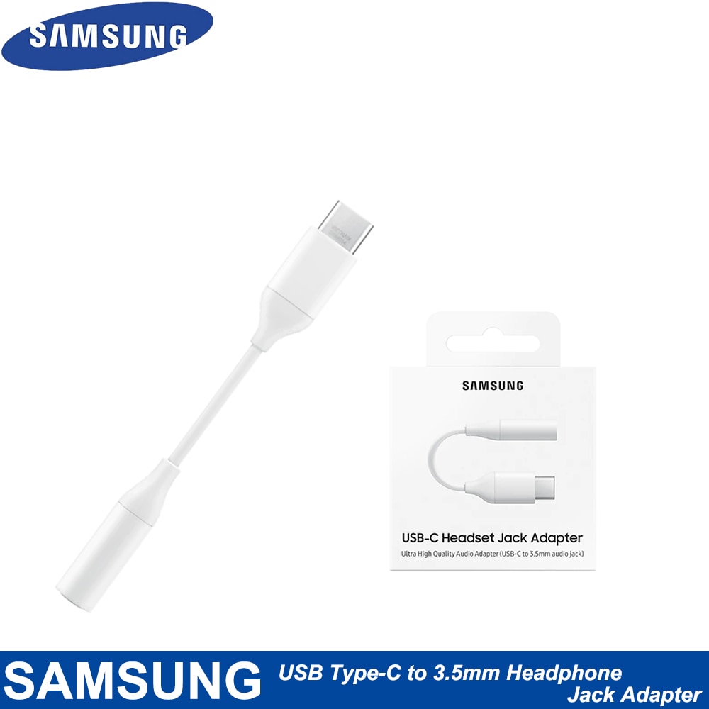 Cáp Chuyển Đổi Từ 100% Samsung Usb Type-C Sang Cổng 3.5mm Aux Sang Cổng 3.5 Cho Galaxy A8 + 2018 Note10 Pro