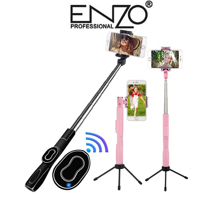 ▪Tripod bluetooth 3 chân đa năng thế hệ mới kiêm gậy chụp hình tự sướng,hỗ trợ xoay dọc hiện đại, Gậy tự sướng C9 c