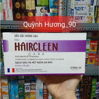 Dầu gội chống gàu HAIRCLEEN hộp 50 gói