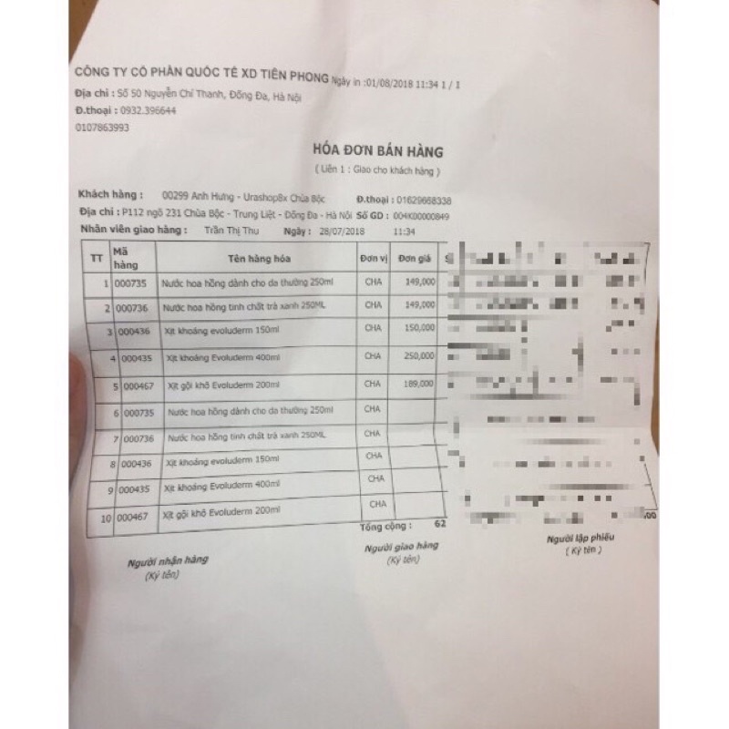 Nước hoa hồng mịn da toner Evoluderm lotion tonique