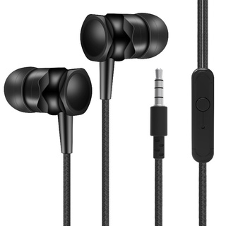 Tai Nghe Nhét Tai Jack 3.5mm Âm Thanh Siêu Trầm Có Điều Khiển