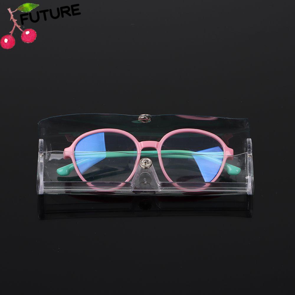 Hộp Đựng Mắt Kính Bằng Nhựa Trong Suốt Chống Nước Cho Nam Nữ Giá Đỡ
