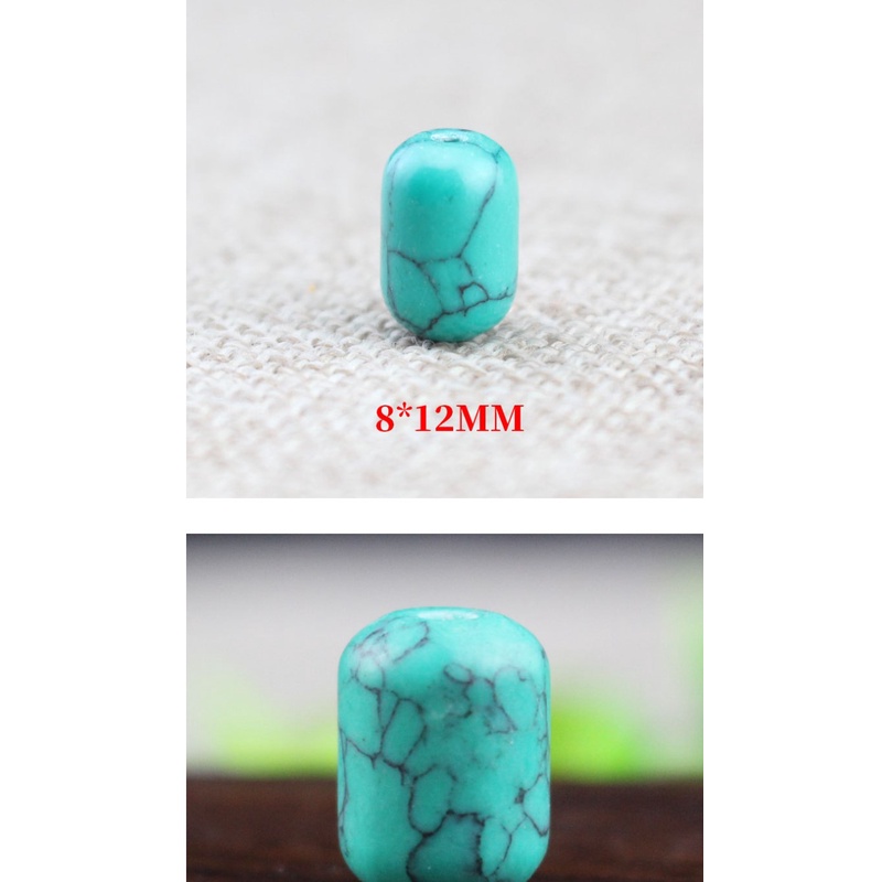 Hạt Xỏ Hạt Ngọc Lam 10 * 14mm Dùng Làm Trang Sức