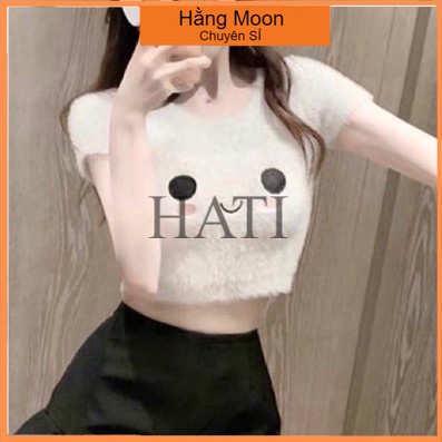 Áo Croptop lông  mới về xinh quá nè