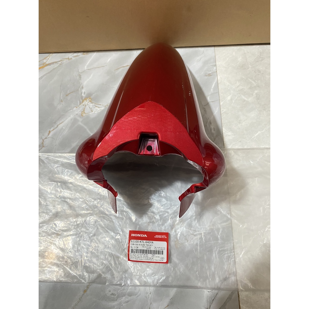 Chắn bùn A trước - Dè trước HONDA WAVE S100 năm 2007-2008 màu Đỏ. R313C* 61100KTL640YA