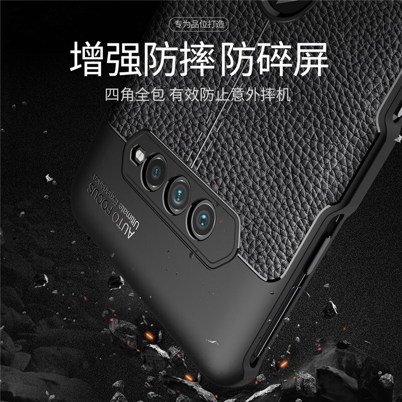 Ốp điện thoại silicone mềm màu trơn cho Xiaomi Black Shark 4 Pro