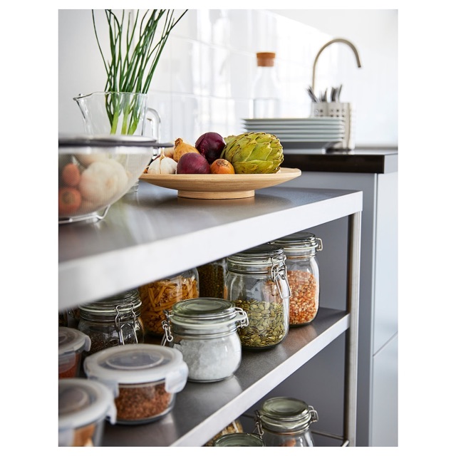 Hũ thuỷ tinh đựng thực phẩm có nắp kín Korken Ikea